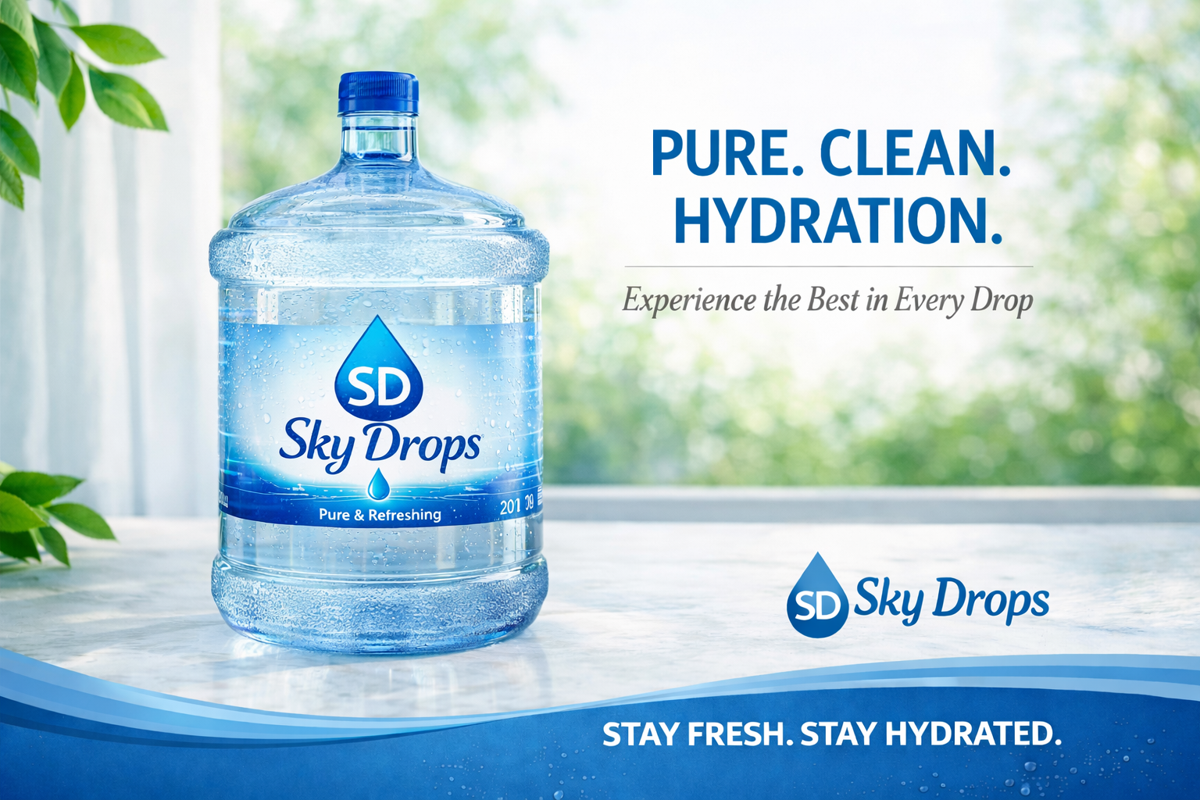 A 20 liter water jar.